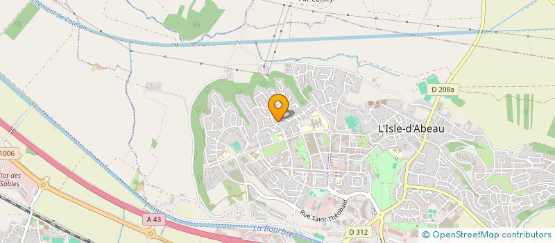 localisation de l'entreprise SCI TED  L'ISLE-D'ABEAU