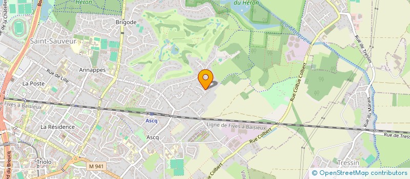 localisation de l'entreprise SCI TED AND CO à VILLENEUVE-D'ASCQ