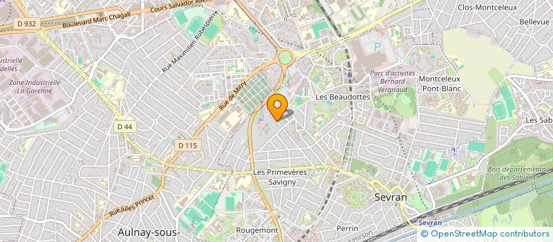 localisation de l'entreprise SCI TED'S à SEVRAN
