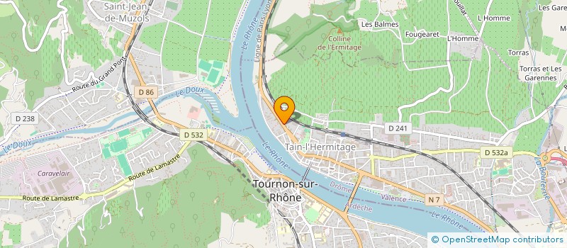 localisation de l'entreprise SCI TEDDY JEFF  TAIN-L'HERMITAGE