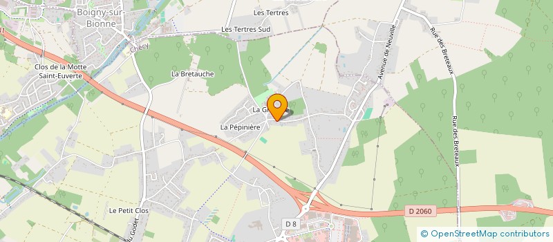localisation de l'entreprise SCI TEDELES  CHECY