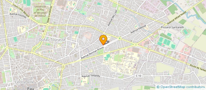localisation de l'entreprise SCI TEDESCO à PAU