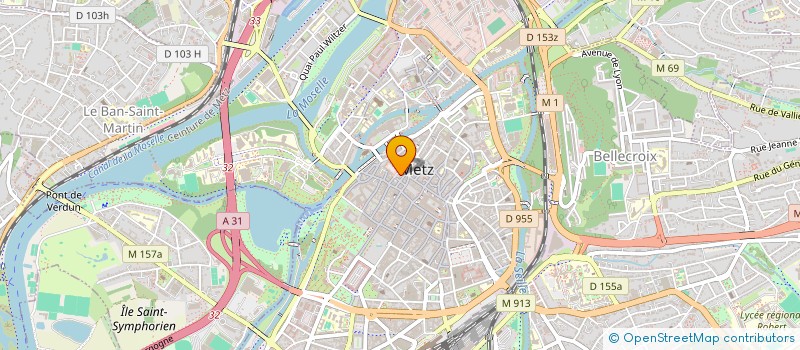 localisation de l'entreprise SCI TEDIBEN'  METZ