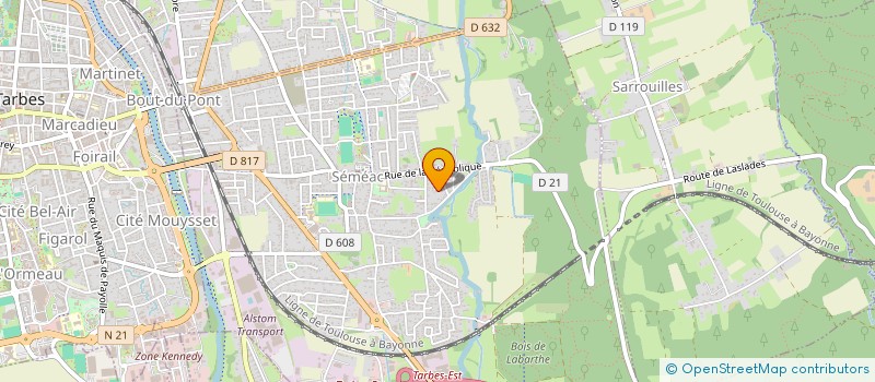 localisation de l'entreprise SCI TEDYINE  SEMEAC