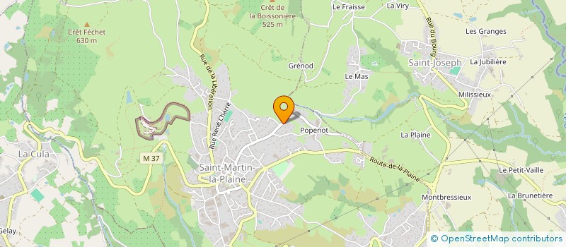 localisation de l'entreprise SCI TEEM  SAINT-MARTIN-LA-PLAINE