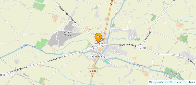 localisation de l'entreprise SCI TEF  ALIXAN