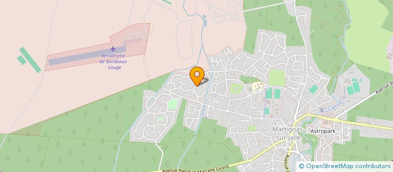 localisation de l'entreprise SCI TEFD  MARTIGNAS-SUR-JALLE