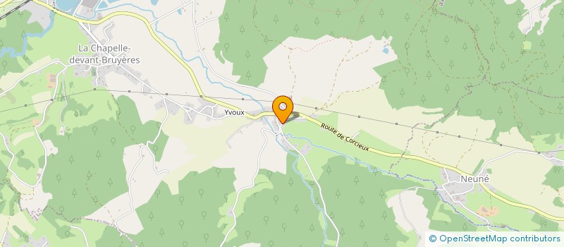 localisation de l'entreprise SCI TEFEVERT DU CHATELET  LA CHAPELLE-DEVANT-BRUYERES