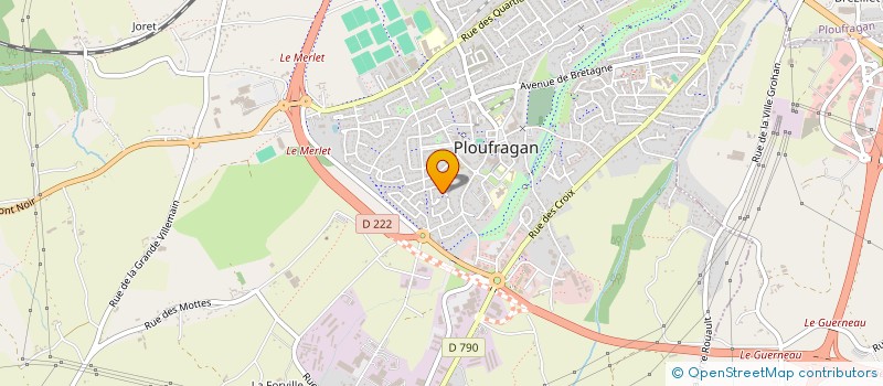 localisation de l'entreprise SCI TEFFO  PLOUFRAGAN