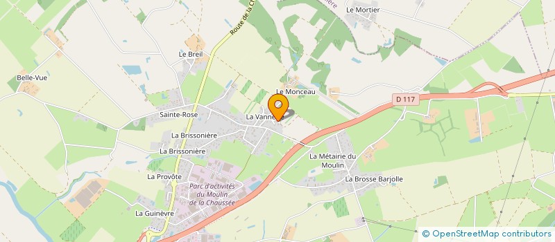 localisation de l'entreprise SCI TEGA  SAINT-COLOMBAN