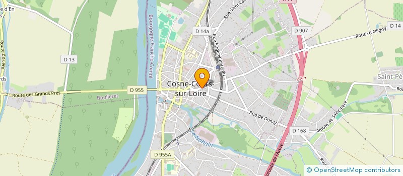localisation de l'entreprise SCI TEGEDENT à COSNE-COURS-SUR-LOIRE