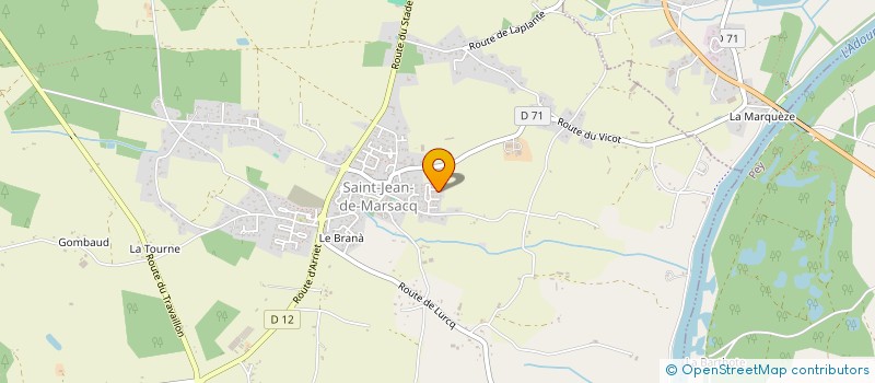 localisation de l'entreprise SCI TEGUISE  SAINT-JEAN-DE-MARSACQ