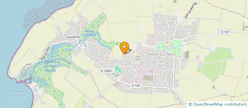 localisation de l'entreprise SCI TEILLET  NIEUL-SUR-MER