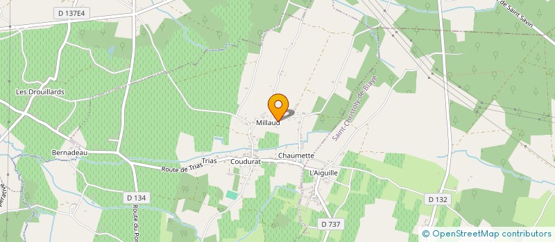 localisation de l'entreprise SCI TEILLOTEAM  LA TOUR-D'AUVERGNE