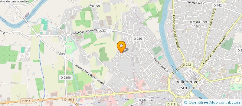 localisation de l'entreprise SCI TEIMA  BIAS