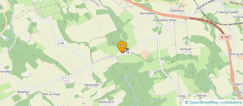 localisation de l'entreprise SCI TEIR MANER  PONT-DE-BUIS-LES-QUIMERCH
