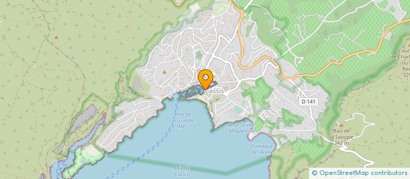 localisation de l'entreprise SCI TEISSEIRE à CASSIS