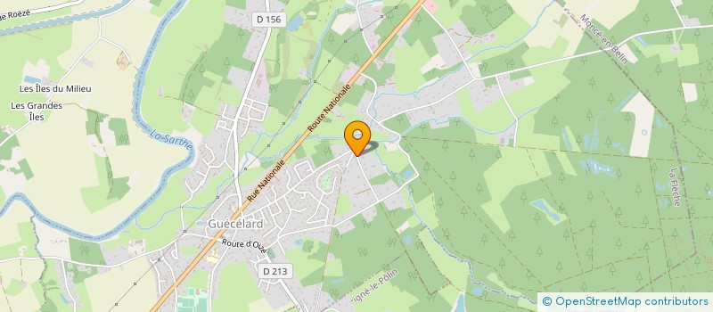 localisation de l'entreprise SCI TEISSIER  GUECELARD