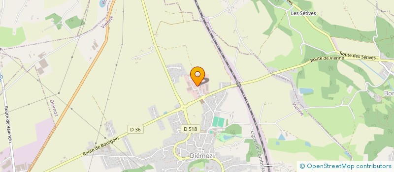 localisation de l'entreprise SCI TEISSIER  DIEMOZ