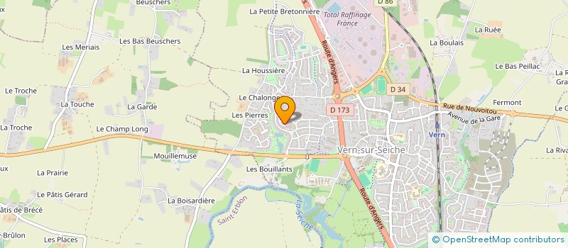 localisation de l'entreprise SCI TEISSIER  VERN-SUR-SEICHE