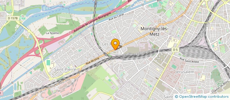 localisation de l'entreprise SCI TEISSIER à MONTIGNY-LES-METZ