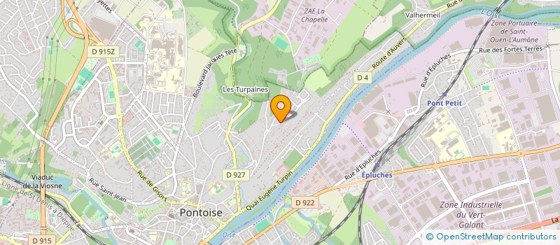 localisation de l'entreprise SCI TEISSIER ZARA  PONTOISE