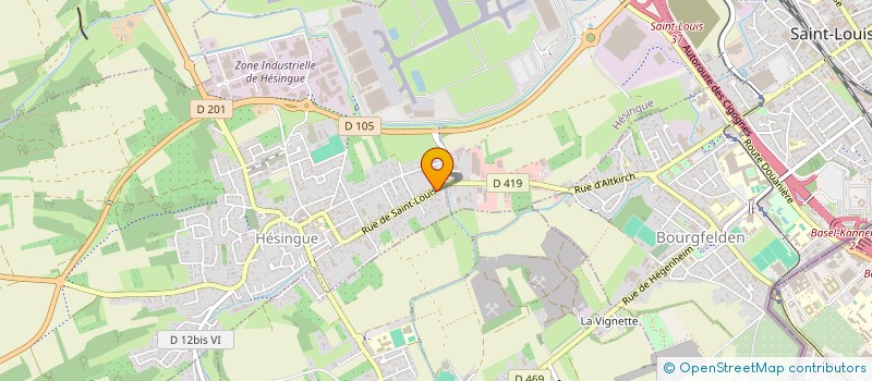 localisation de l'entreprise SCI TEIX  HESINGUE