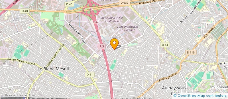 localisation de l'entreprise SCI TEIXEIRA à AULNAY-SOUS-BOIS