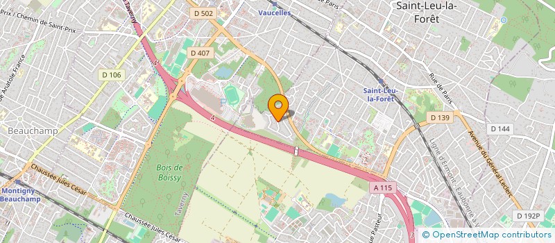 localisation de l'entreprise SCI TEIXEIRA  PIERRELAYE