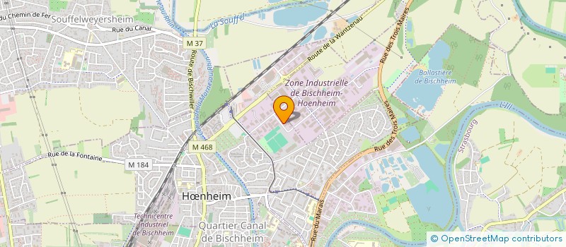 localisation de l'entreprise SCI TEIXEIRA  HNHEIM