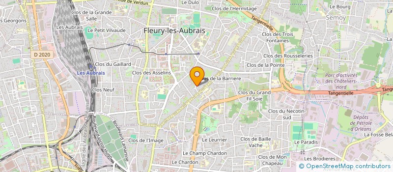 localisation de l'entreprise SCI TEIXEIRA IMMO à FLEURY-LES-AUBRAIS