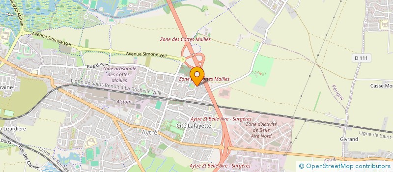 localisation de l'entreprise SCI TEIXEIRA QUEIROS  AYTRE