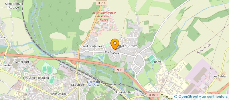 localisation de l'entreprise SCI TEIXEIRINHA  FITZ-JAMES