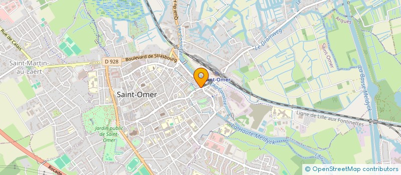 localisation de l'entreprise SCI TEJ  SAINT-OMER