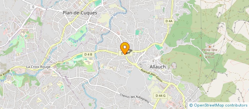 localisation de l'entreprise SCI TEJMS  ALLAUCH