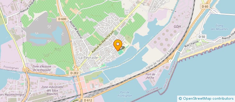 localisation de l'entreprise SCI TEJONI à FRONTIGNAN