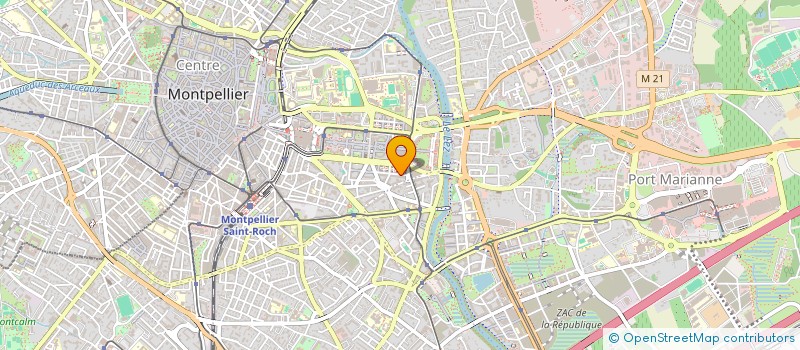localisation de l'entreprise SCI TEKFA à MONTPELLIER