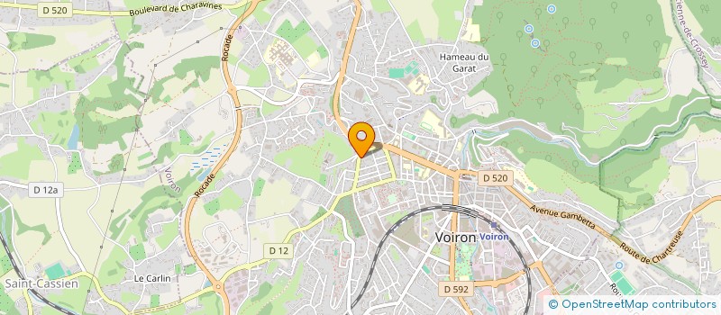 localisation de l'entreprise SCI TEL à VOIRON