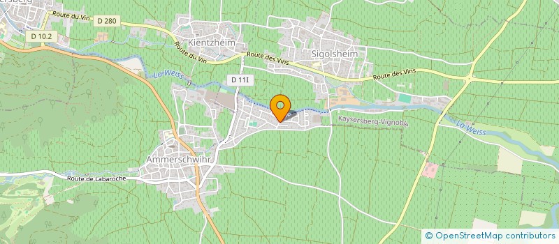 localisation de l'entreprise SCI TEL PERE TEL FILS  AMMERSCHWIHR