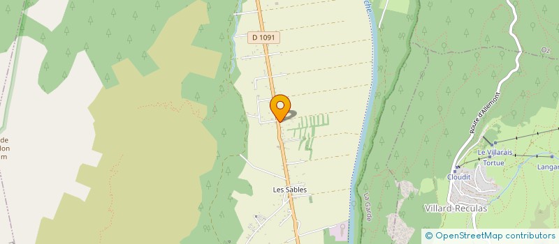 localisation de l'entreprise SCI TELA  LE BOURG-D'OISANS