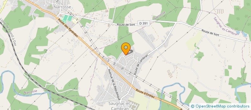 localisation de l'entreprise SCI TELA  ESTIBEAUX