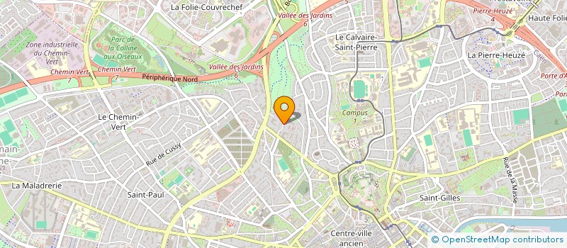 localisation de l'entreprise SCI TELAB à CAEN
