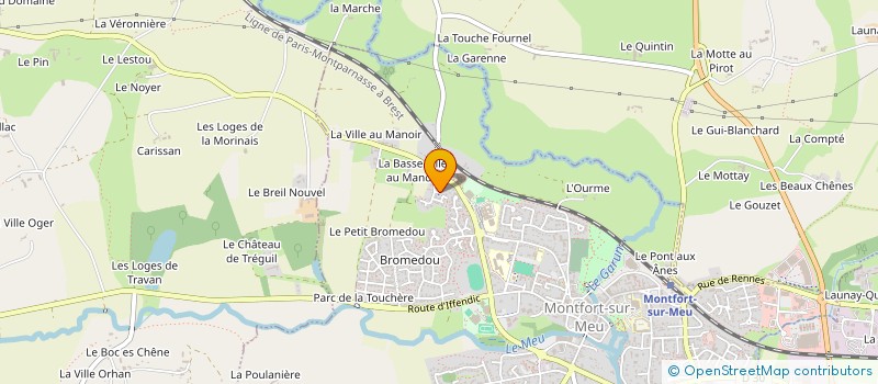 localisation de l'entreprise SCI TELAMI  MONTFORT-SUR-MEU