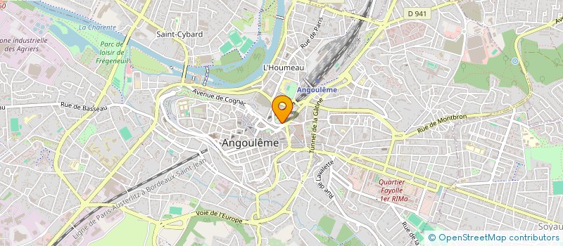 localisation de l'entreprise SCI TELAP à ANGOULEME