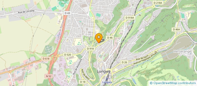localisation de l'entreprise SCI TELBEK à LONGWY