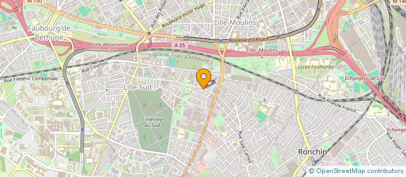 localisation de l'entreprise SCI TELBIS à LILLE
