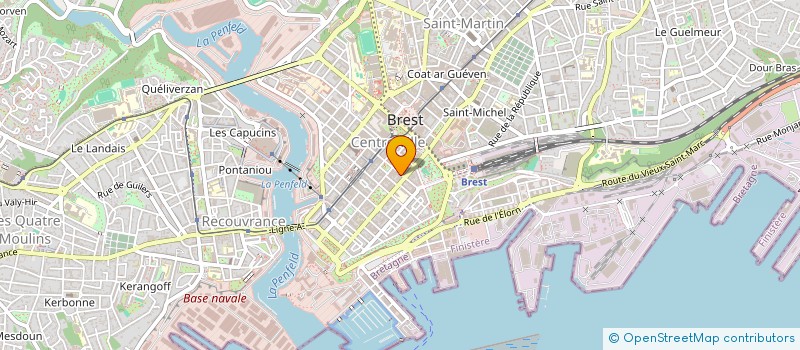 localisation de l'entreprise SCI TELEGRAWME  BREST