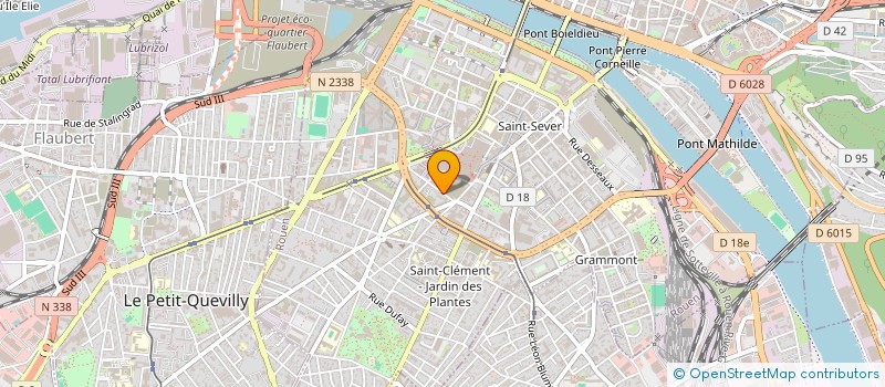 localisation de l'entreprise SCI TELEM à ROUEN