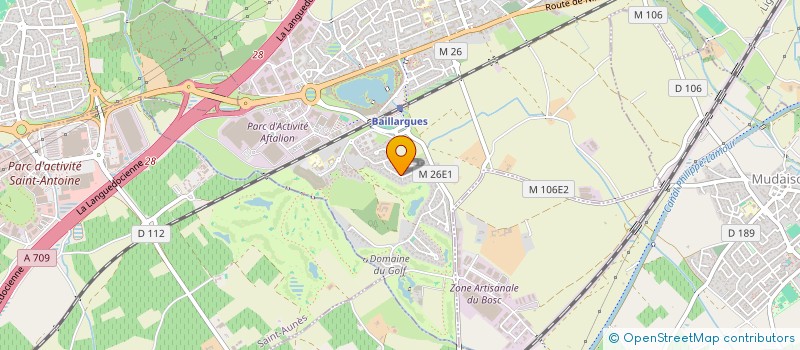 localisation de l'entreprise SCI TELEO à BAILLARGUES