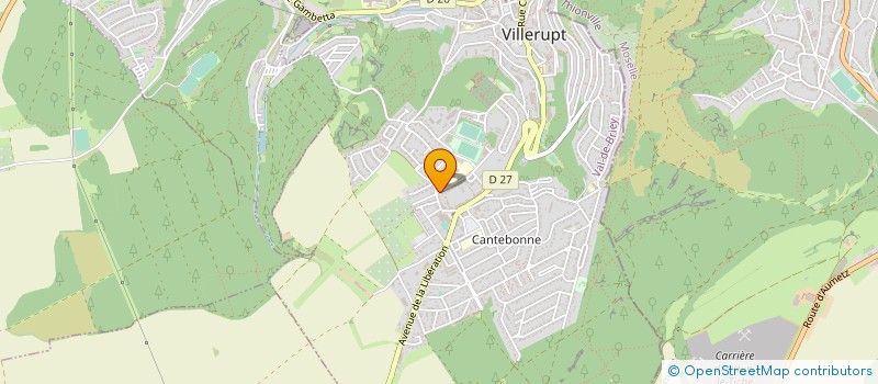 localisation de l'entreprise SCI TELG  VILLERUPT
